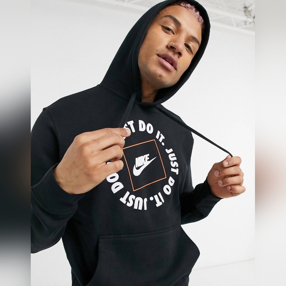 New With Tags Nike Just Do It Graphic Hoodie Sweater Multiple Sizes - Picture 3 of 5